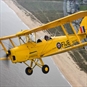 Tiger Moth Coastline Tour - Pilot over beach